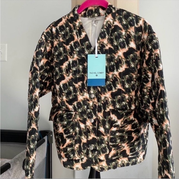 Rachel Comey X Target Women’s Animal Print Cropped Quilted Jacket Size M - Picture 4 of 10